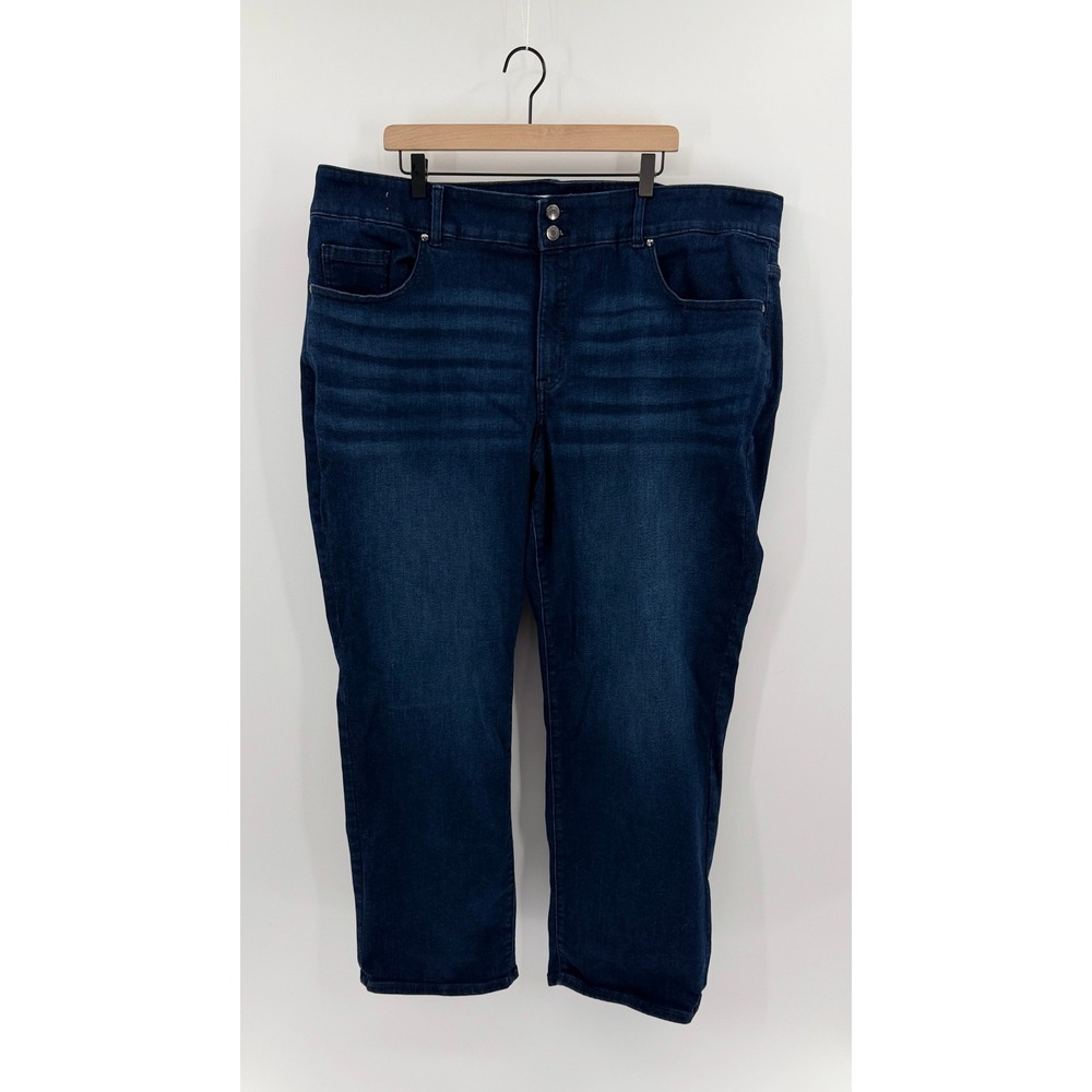 Lane Bryant Womens Plus Size 26 Denim Jeans High-Rise Straight Tighter Tummy